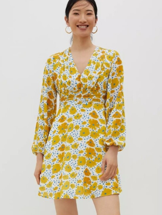 Anthropologie Dresses & Skirts - ANTHROPOLOGIE floral mini dress - size medium